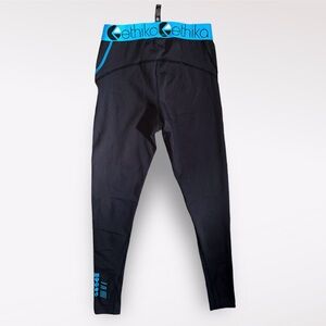 Ethika Black Workout Leggings, Active Wear Women, XS